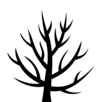 un bosquejo de un árbol vector