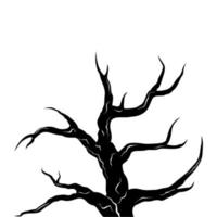 un bosquejo de un árbol vector