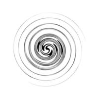 Abstract spiral sketch vector