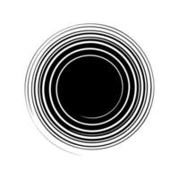 Abstract spiral sketch vector