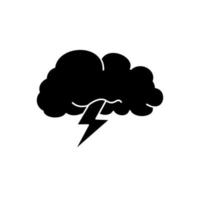 Lightning icon vector. levin illustration sign. power symbol. weather logo. vector