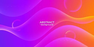 Bright purple,pink and orange colorful liquid fluid mesh abstract background with gradient soft color on background. Eps10 vector