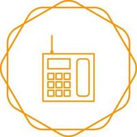 Wireless Landline Phone Vector Icon