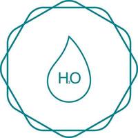 H2O Vector Icon