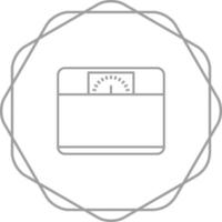 Weighing Machine Vector Icon