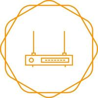 icono de vector de enrutador wifi