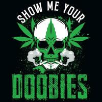 Smoke weed graphics tshirt design vector