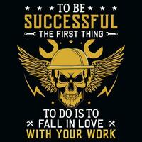 Labor day typography graphics tshirt design vector