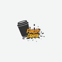 Fresh Drink icon logo vector