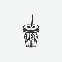 Fresh Drink icon logo vector