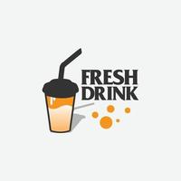 Fresh Drink icon logo vector