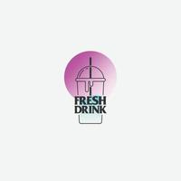 Fresh Drink icon logo vector