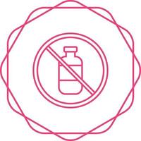 No Liquids Vector Icon