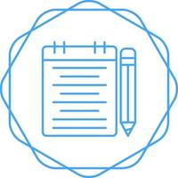 Notepad Vector Icon