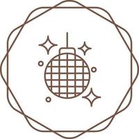 icono de vector de bola de discoteca