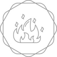 icono de vector de fuego