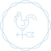 Wind Vane Vector Icon