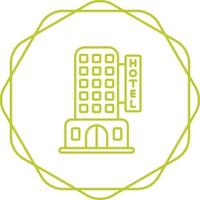 icono de vector de hotel