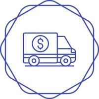 Money Truck Vector Icon