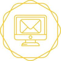 icono de vector de correo