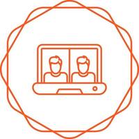 Online Class Vector Icon