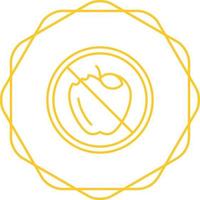 No Food Vector Icon