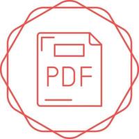 PDF Vector Icon