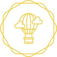 Hot Air Balloon Vector Icon