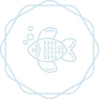 icono de vector de pescado