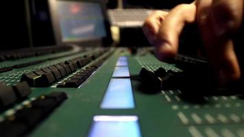 ljud och ljus digital mixer video