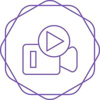 Live Streaming Vector Icon