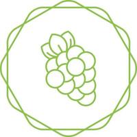 Grapes Vector Icon