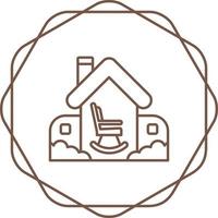 Retirement Home Vector Icon