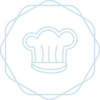 icono de vector de sombrero de chef