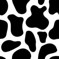 Cow brown and white seamless pattern. Ideal for printing on wallpaper,  fabric, packaging. To use the web page background, surface textures.  Abstract vector spots. 10639625 Vector Art at Vecteezy