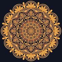 Decorative elements luxury ornament pattern gradient mandala design vector