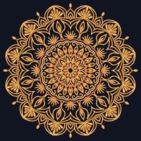 Decorative elements luxury ornament pattern gradient mandala design vector