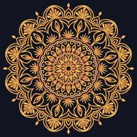 Decorative elements luxury ornament pattern gradient mandala design vector