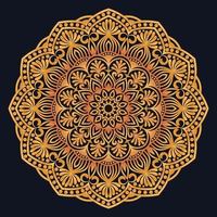 Decorative elements luxury ornament pattern gradient mandala design vector