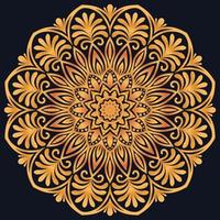 Decorative elements luxury ornament pattern gradient mandala design vector