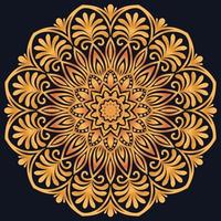 Decorative elements luxury ornament pattern gradient mandala design vector