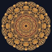 Decorative elements luxury ornament pattern gradient mandala design vector