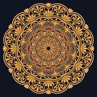 Decorative elements luxury ornament pattern gradient mandala design vector