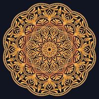 Decorative elements luxury ornament pattern gradient mandala design vector