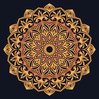 Decorative elements luxury ornament pattern gradient mandala design vector