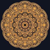 Decorative elements luxury ornament pattern gradient mandala design vector