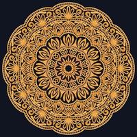 Decorative elements luxury ornament pattern gradient mandala design vector