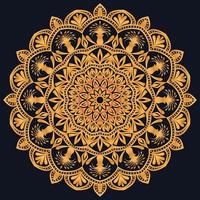 Decorative elements luxury ornament pattern gradient mandala design vector