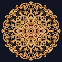 Decorative elements luxury ornament pattern gradient mandala design vector