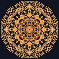 Decorative elements luxury ornament pattern gradient mandala design vector